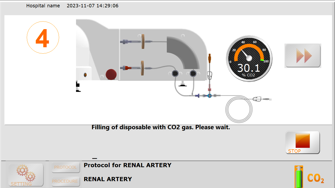 CO2 Injector,Angiographic Injector,Angiography CO2,vimap technologies injector,contrast agent